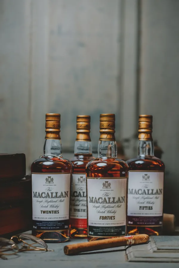 The Macallan - Conjunto Travel Series Twenties/Thirties/Forties/fifties